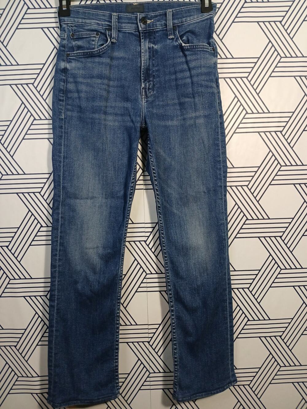 MOTHER Mid Rise Ankle Jeans Model Of Duty Minimalist Clean Girl